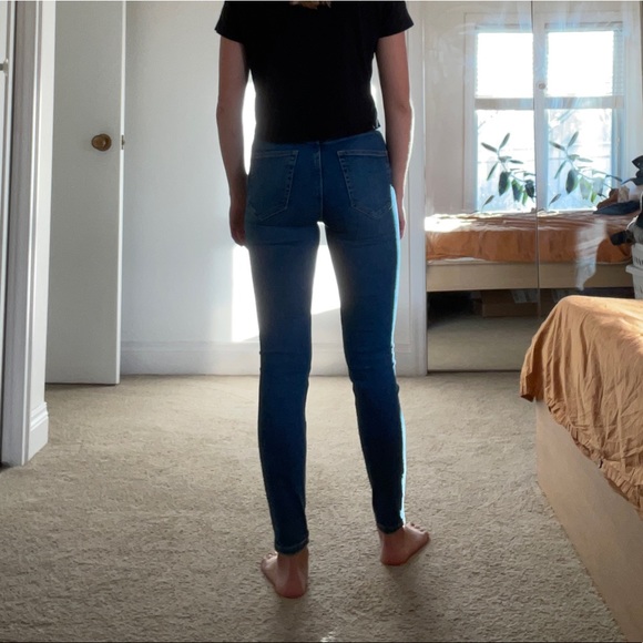 High Waisted Zara Skinny Jeans - Picture 3 of 5